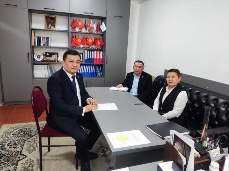 KSU’s Vice-Rector for International Relations and Investments Visits Universities in Osh