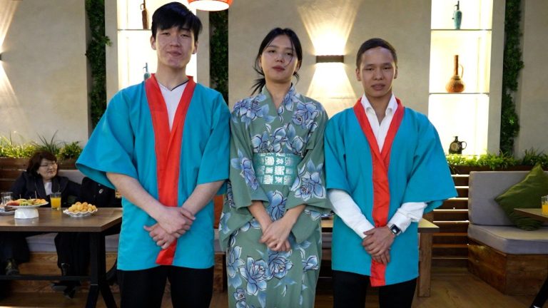 KSU students and chef Saito Koichi from Japan jointly held a master class