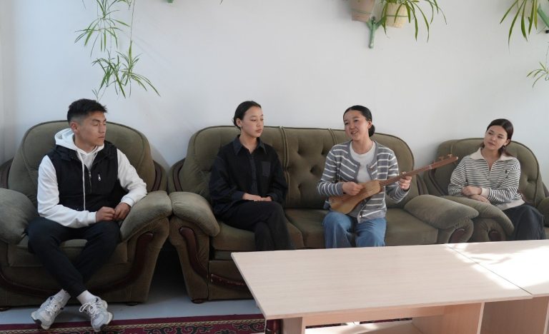 Meeting between the rector of KSU and dormitory students